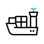 Ocean, rail, road & Air shipments